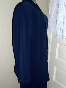   Blue Skirt Suit Business Career Interview Womens Plus Size 18  