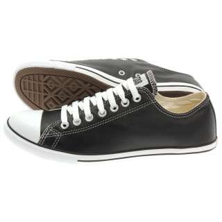 new Converse Trainers All Star CT SLIM OX black leather casual mens 