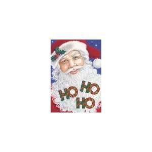  Ho Ho Ho Merry Christmas Jolly Santa Mini Flag Patio 