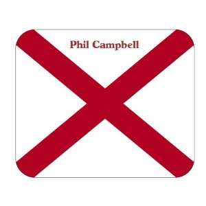   State Flag   Phil Campbell, Alabama (AL) Mouse Pad 