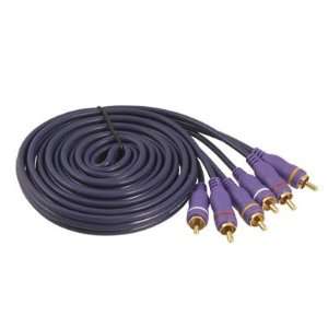  Gino 2M Male 3 RCA to 3 RCA Audio Video AV Extension Cable 