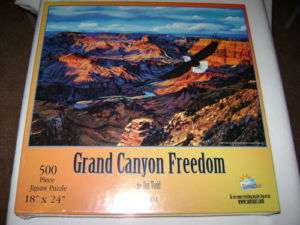 NEW~GRAND CANYON FREEDOM~Todd~500 Piece Jigsaw Puzzle  