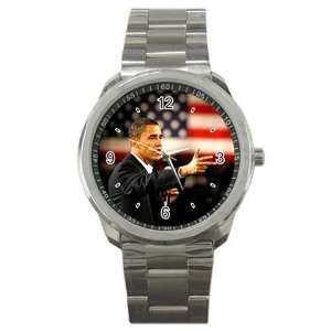  obama 02 Sport Metal Watch wristwatch time watch sweet 