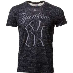  New York Yankees Heathered Navy Affinity T Shirt Sports 