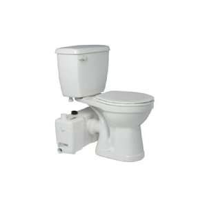   Bowl Toilet with Grinder Pump 013 003 005 White
