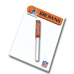  Cleveland Browns Notepad and Pen Set