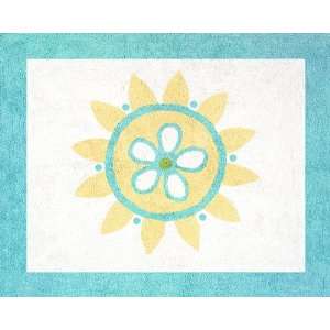  Turquoise and Lime Layla Accent Floor Rug Baby