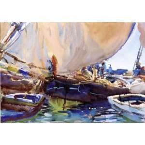  Oil Painting Melon Boats John Singer Sargent Hand 