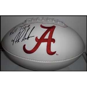  Nick Saban Autographed/Hand Signed University Of Alabama 