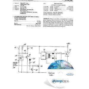  NEW Patent CD for OVERHEATING PROTECTION CIRCUIT FOR A 
