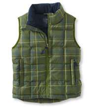 Boys Goose Down Vest, Print