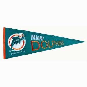 Miami Dolphins NFL Throwback Pennant (13x32)  Sports 