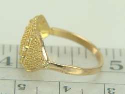 21k Solid Yellow Gold Ring Band  