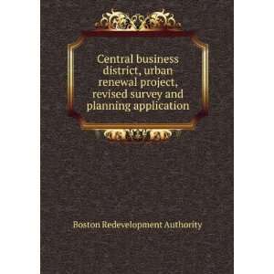   survey and planning application Boston Redevelopment Authority Books