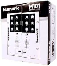 NUMARK M101 PRO DJ 2 CHANNEL MIXER RACKMOUNTABLE NEW  