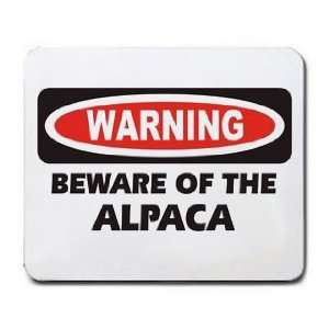  BEWARE OF THE ALPACA Mousepad