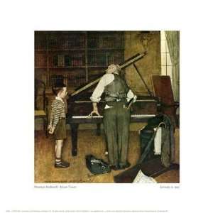  Norman Rockwell   Piano Tuner Giclee