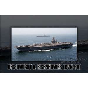   USS Dwight D. Eisenhower, CVN 69   24x36 Poster p2 