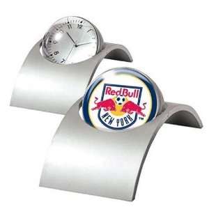 New York Red Bulls MLS Spinning Desk Clock 