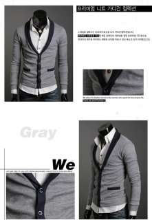 2011 NEW Mens Slim Fit V neck Cardigan Fashion Knitwear Sweater Y06 