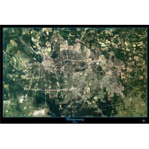  Satellite Map of Montgomery, Alabama. Satellite poster map 