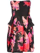 SEE BY CHLOÉ   Floral strapless dress