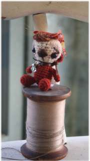 OOAK miniature Amigurumi Bear ★Made for MSD Kaye Wiggs ★BY Thread 
