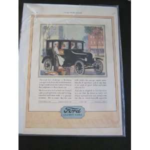 1924 FORD AUTOMOBILE PRINT AD
