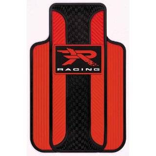 Red R Racing Universal Fit Molded Front Floor Mats   Set of 2