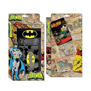  Batman Accessory Gift Set (Chain Wallet and Rubber 