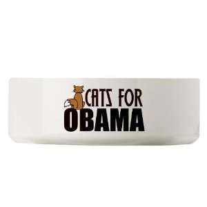  Cats for Obama Pets Large Pet Bowl by  Pet 
