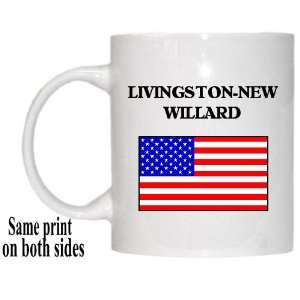  US Flag   Livingston New Willard, Texas (TX) Mug 