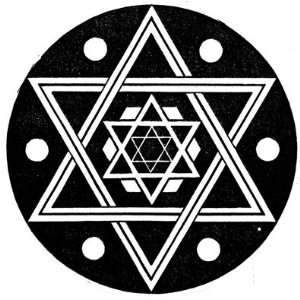  Jewish stars   Rubber stamp
