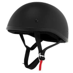   Original Half Face Motorcycle Helmet X Large Flat Black Automotive