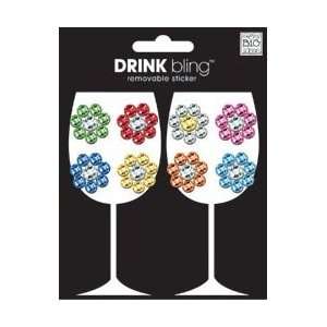  Me & My BiG ideas Drink Bling Stickers Daisy Colors Wine 