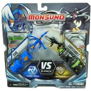  Monsuno Core Combat 2 Pack Wave #2   Evo/Crossbolt Toys 
