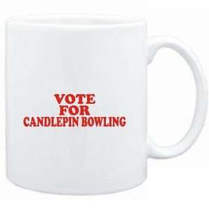    Mug White  VOTE FOR Candlepin Bowling  Sports