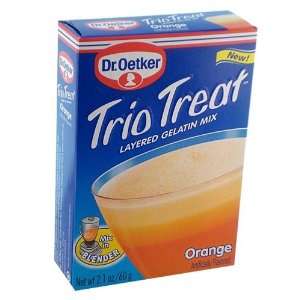 Dr. Oetker Trio Treat Layered Gelatin Mix  Orange ( 2.1oz/60g)  