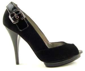 GUESS MARISKA Black Suede Womens Shoes Pumps 9.5  