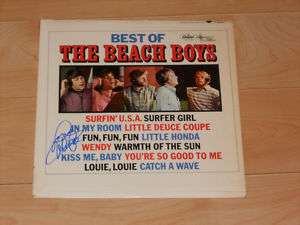 The Beach Boys Mike Love autographed Best Of LP Album  