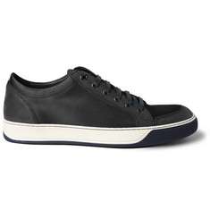 Lanvin Leather Trimmed Sneakers