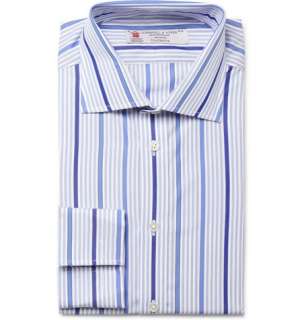 Turnbull & Asser Slim Fit Striped Cotton Shirt  MR PORTER