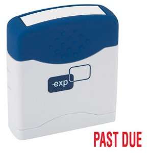  Pre Inked Title Stamp, PAST DUE, Red Ink, EA EXP99633 