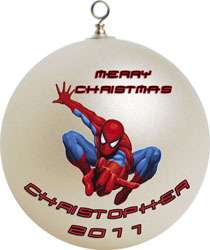 Personalized Spiderman Christmas Ornament Custom Gift  