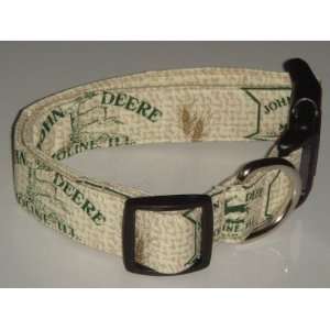   Beige Tan Wheat Vintage Style 2 Small 1 Dog Collar 