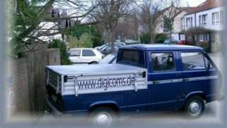 VW T2   T3 DOKA Pick Up Plane Laderaumabdecku​ng Schwarz in 