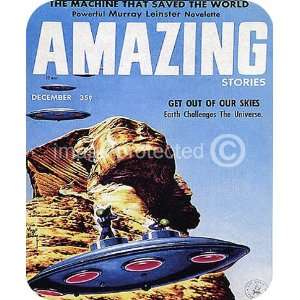  Vintage Amazing Stories Sci Fi Fantasy Cover Art MOUSE PAD 