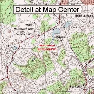  USGS Topographic Quadrangle Map   Morristown, Tennessee 