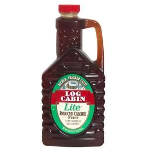 Log Cabin Lite Reduced Calorie Syrup , 24 fl oz (1 pt 8 oz) 709 ml