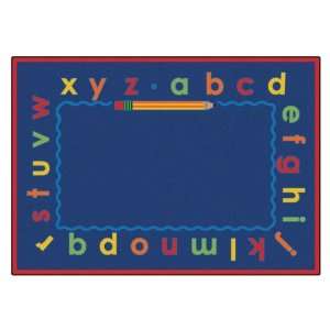 Carpets for Kids Lowercase Alpha Rug (Factory Second)   Rectangle   5 